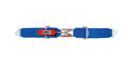 Crow Standard 3" Latch & Link Lap Belt - Pull Down Adjustment - Purple
