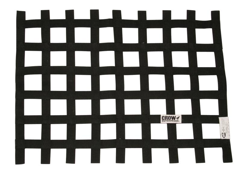 Crow Window Net - 1'' Webbing - 18" x 24" - SFI 27.1 - Black