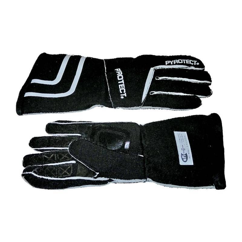 Pyrotect Pro Series SFI-5 Reverse Stitch Gloves - Black