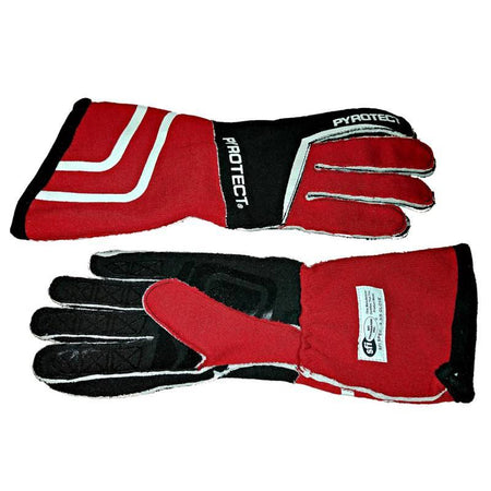 Pyrotect Pro Series SFI-5 Reverse Stitch Gloves - Red/Black