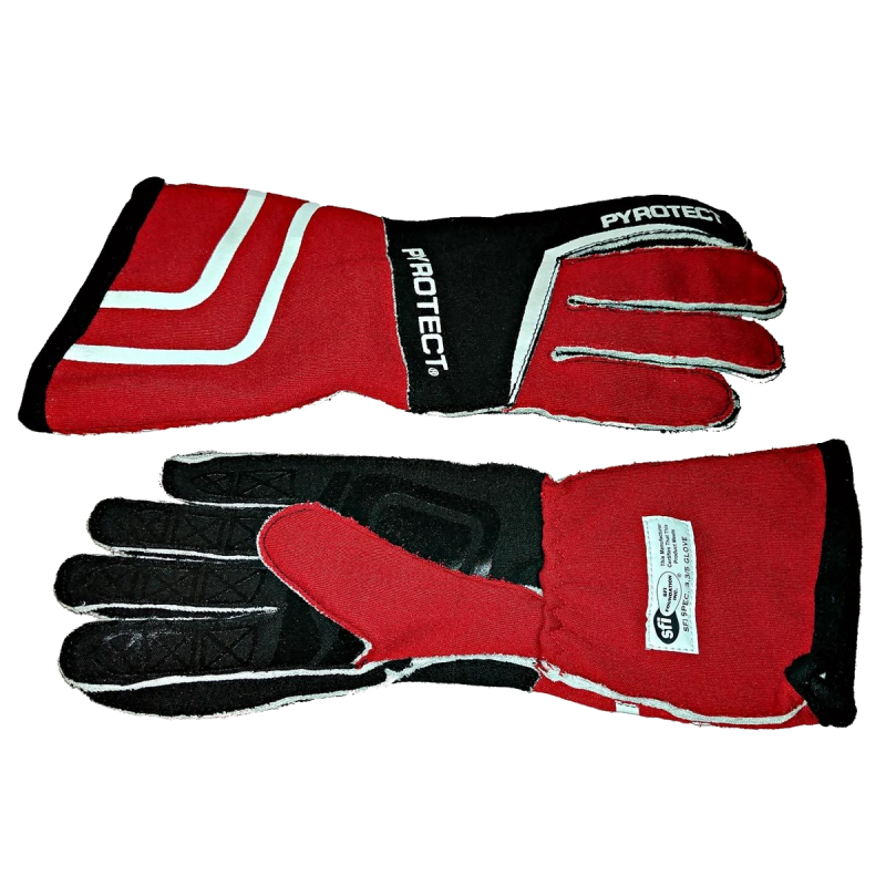 Pyrotect Sport Series SFI-5 Reverse Stitch Gloves - Red/Black