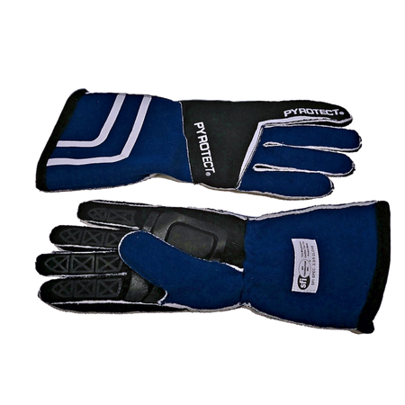 Pyrotect Sport Series SFI-5 Reverse Stitch Gloves - Blue/Black