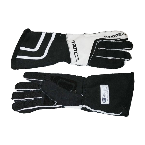 Pyrotect Sport Series SFI-5 Reverse Stitch Gloves - White/Red