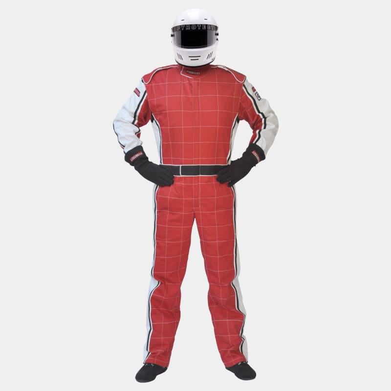 Pyrotect Ultra-1 1 Layer SFI-1 Suit - Red/White