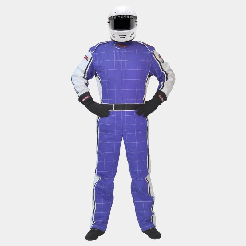 Pyrotect Ultra-1 1 Layer SFI-1 Suit - Blue/White