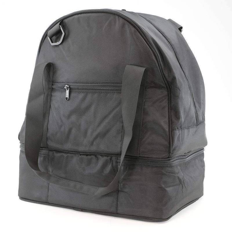 Rugged Radios Helmet Bag with Bottom Storage Compartment - Black