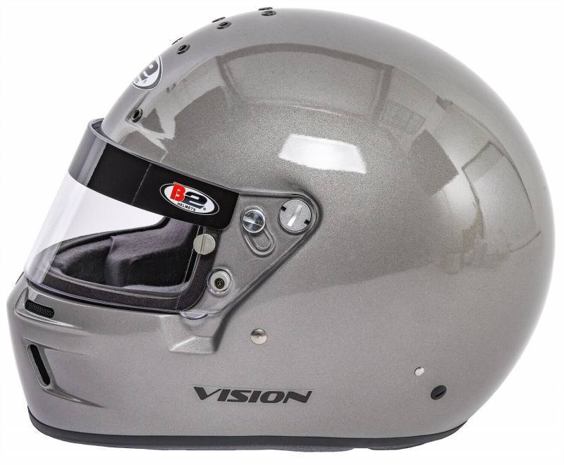 B2 Vision EV Helmet - Metallic Silver