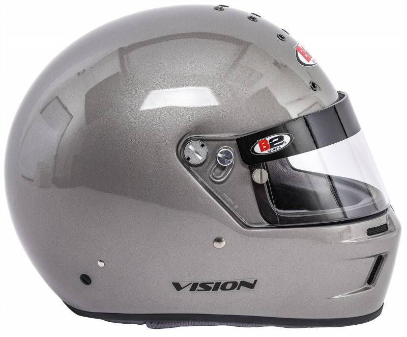 B2 Vision EV Helmet - Metallic Silver