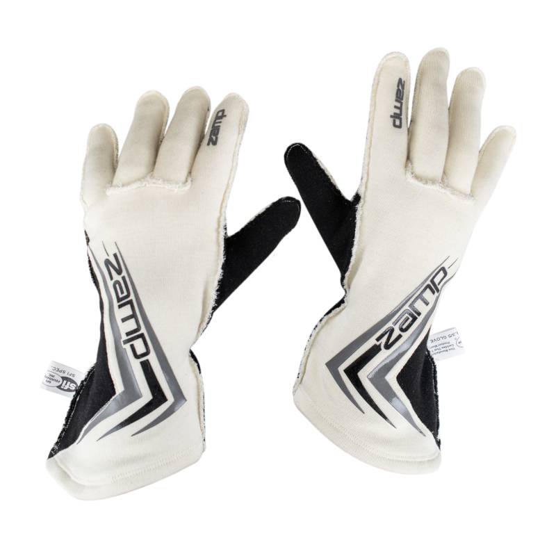Zamp ZR-60 Race Gloves - White
