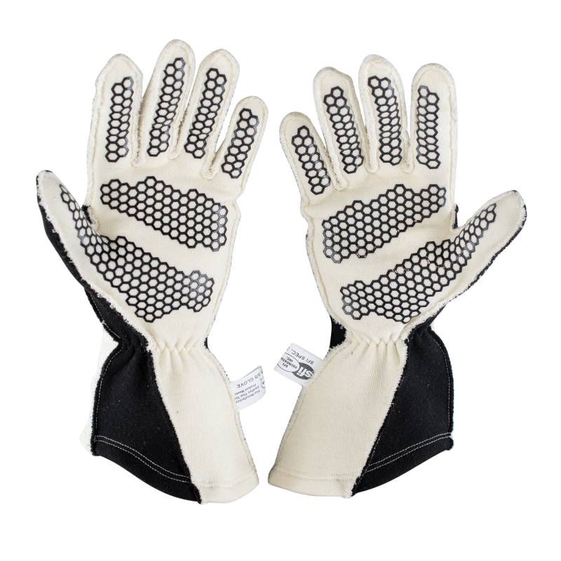 Zamp ZR-60 Race Gloves - White