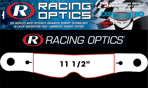 Racing Optics XStack™ Perimeter Seal Tearoffs - Clear