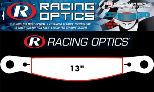 Racing Optics XStack™ Perimeter Seal Tearoffs - Clear