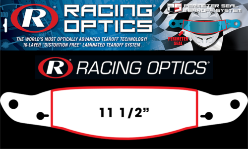 Racing Optics XStack™ Perimeter Seal Tearoffs - Clear