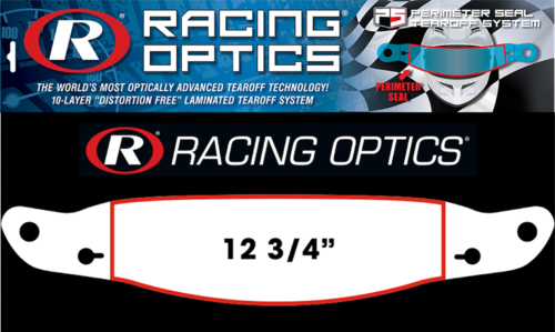 Racing Optics XStack™ Perimeter Seal Tearoffs - Clear