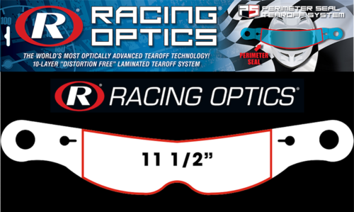Racing Optics XStack™ Perimeter Seal Tearoffs - Clear