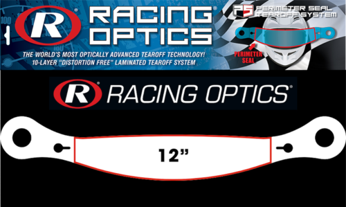 Racing Optics XStack™ Perimeter Seal Tearoffs - Clear