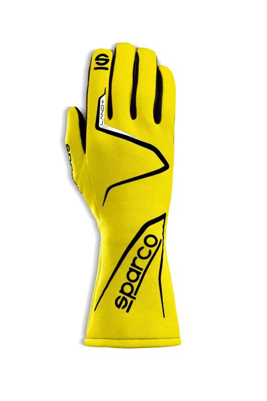 Sparco Land + Glove - Yellow Fluo