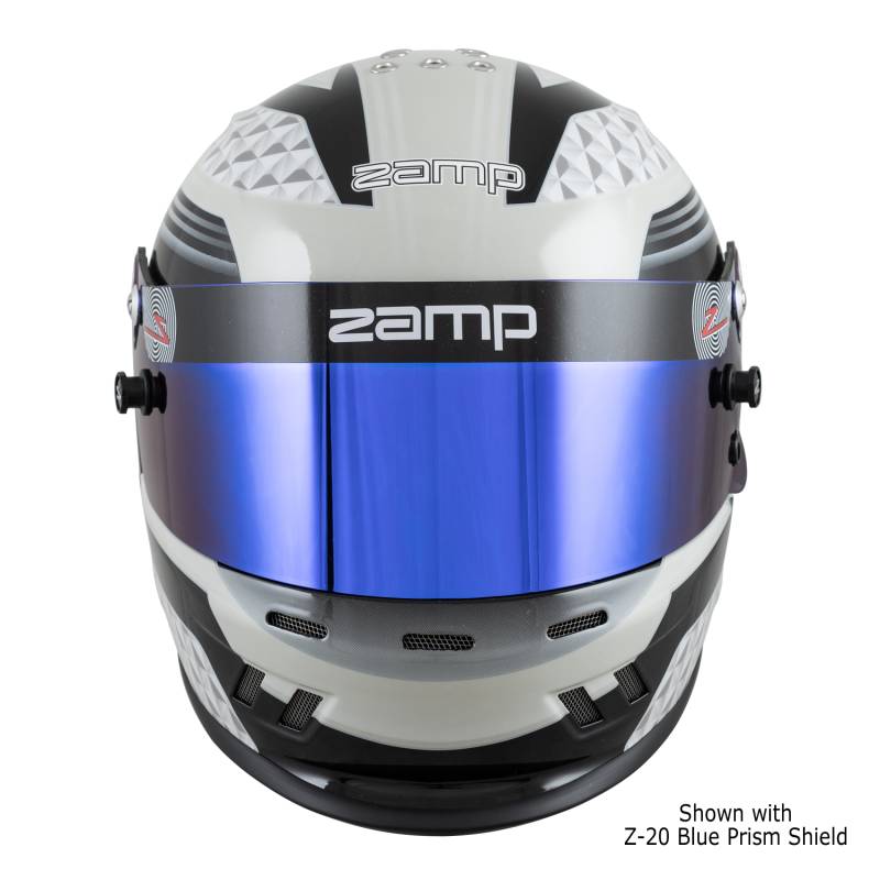 Zamp RZ-37Y Youth Graphic Helmet - Black/Gray