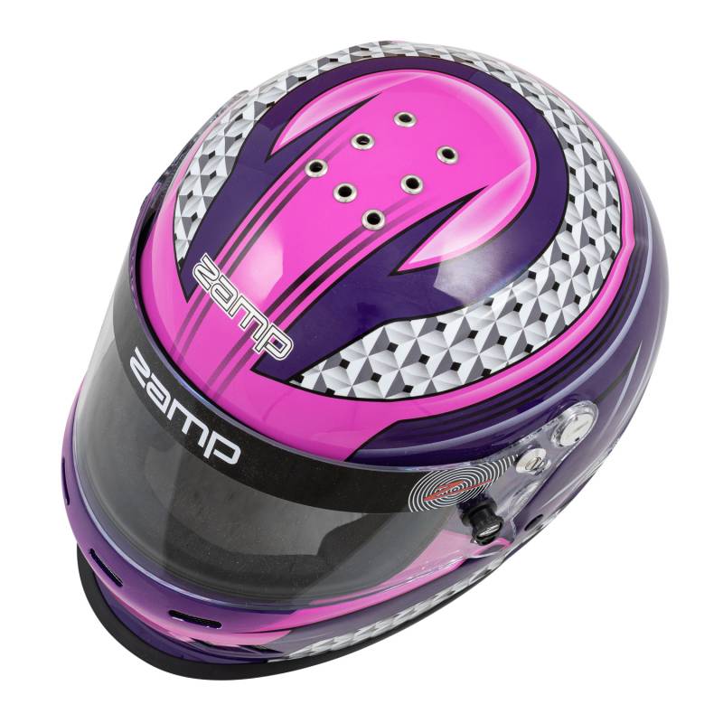 Zamp RZ-37Y Youth Graphic Helmet - Pink/Purple