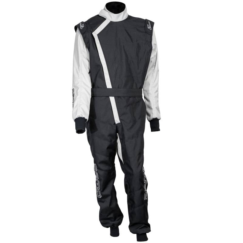 Zamp ZK-40 Youth Karting Suit - Black/Silver