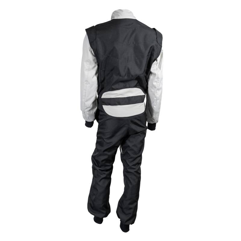 Zamp ZK-40 Youth Karting Suit - Black/Silver