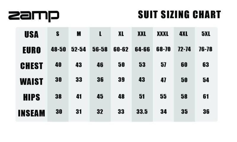 Zamp ZR-40 Race Suit - Black/Orange