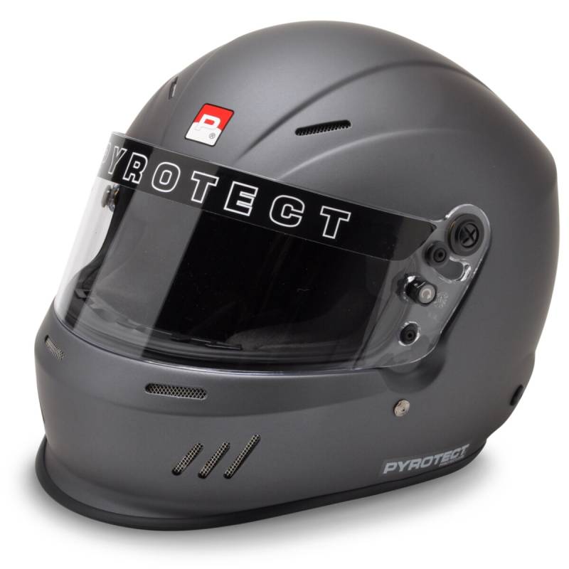 Pyrotect Ultra Sport Duckbill Helmet - Flat Gray