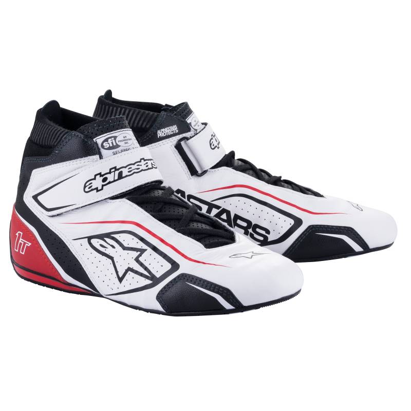 Alpinestars Tech-1 T v3 Shoe - White/Black/Red