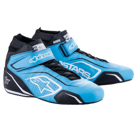 Alpinestars Tech-1 T v3 Shoe - Light Blue/Black/White