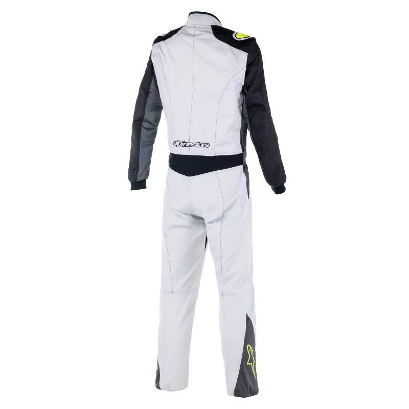 Alpinestars Atom SFI Bootcut Suit - Silver/Anthracite/Yellow Fluo