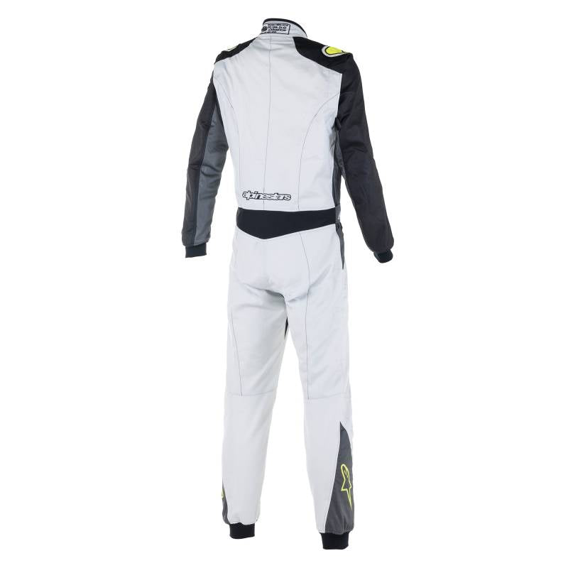 Alpinestars Atom FIA Suit - Silver /Anthracite/Yellow Fluo