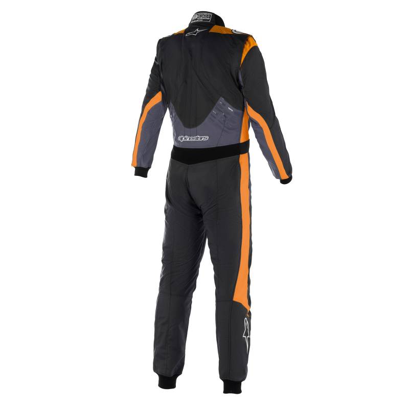 Alpinestars GP Pro Comp v2 FIA Suit - Black/Asphalt/Orange Fluo