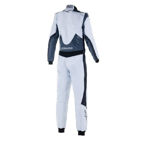 Alpinestars GP Pro Comp v2 FIA Suit - Silver/Blue/Asphalt Dark