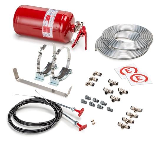 Sparco Fire Suppression System - 4.25 L - Mechanical - Red
