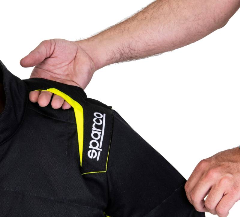 Sparco Sprint Suit - Black/Yellow