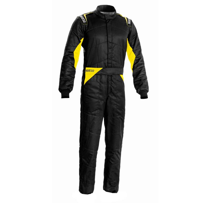 Sparco Sprint Boot Cut Suit - Black/Yellow