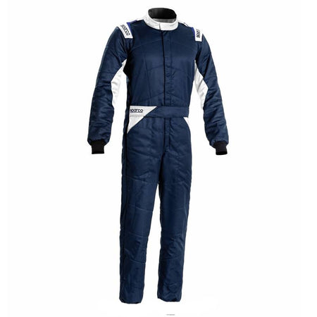 Sparco Sprint Boot Cut Suit - Navy/White