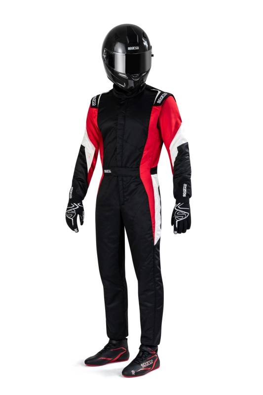 Sparco Competition Suit - Black/Red