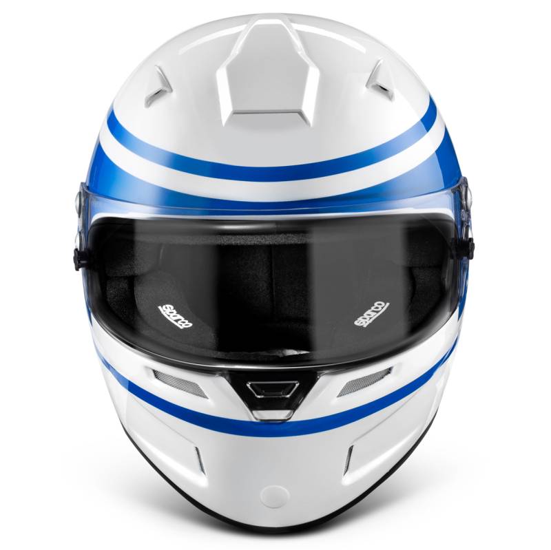 Sparco Air Pro 1977 Helmet - White/Blue Graphic