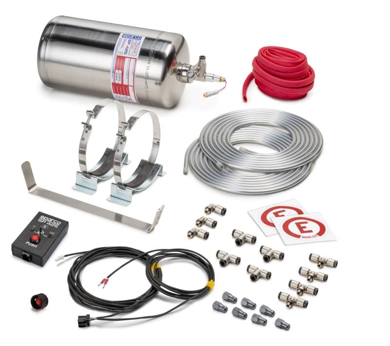 Sparco Ultra-Light Fire Suppression System - 4.25 L - Electronic