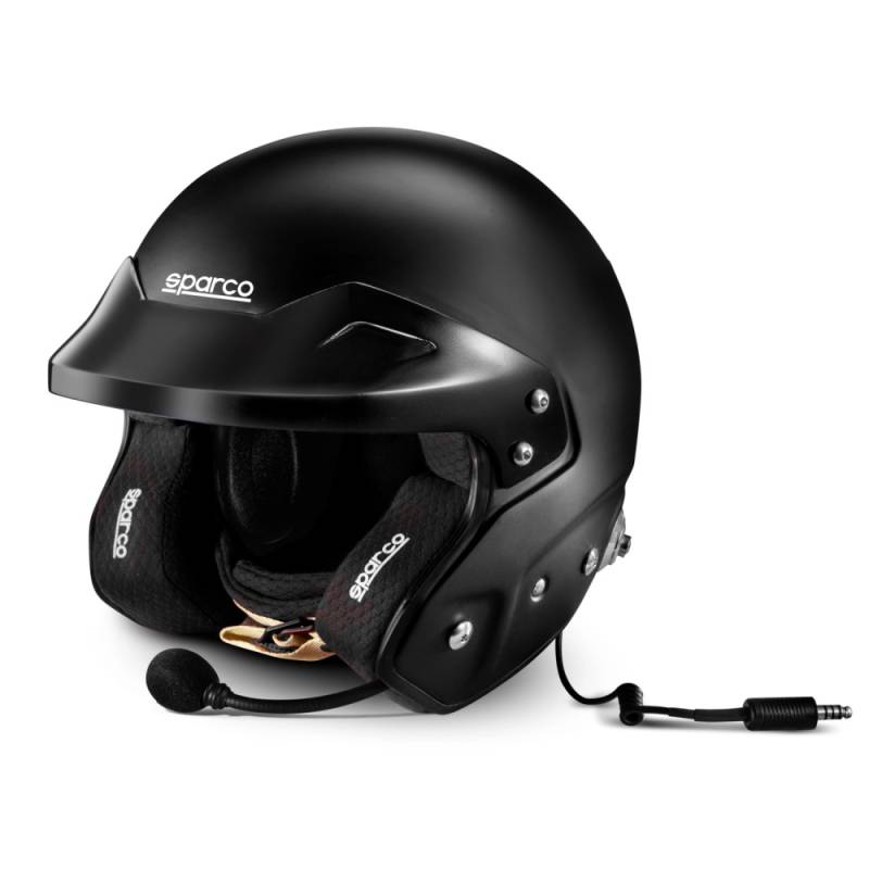 Sparco RJ-i Helmet - Matte Black - Black Interior