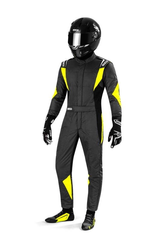 Sparco Superleggera Suit - Gray/Yellow