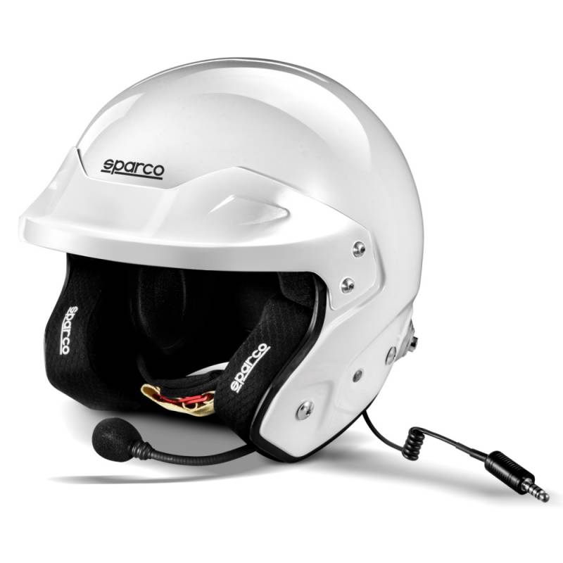 Sparco RJ-i Helmet - White - Black Interior