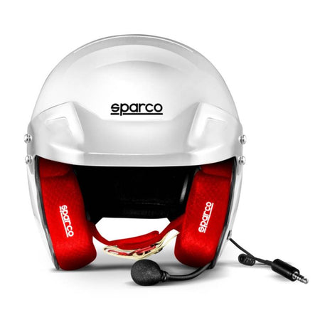 Sparco RJ-i Helmet - White - Red Interior
