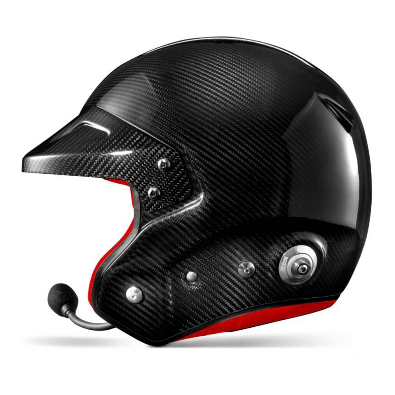 Sparco RJ-i Carbon Helmet - Red Interior