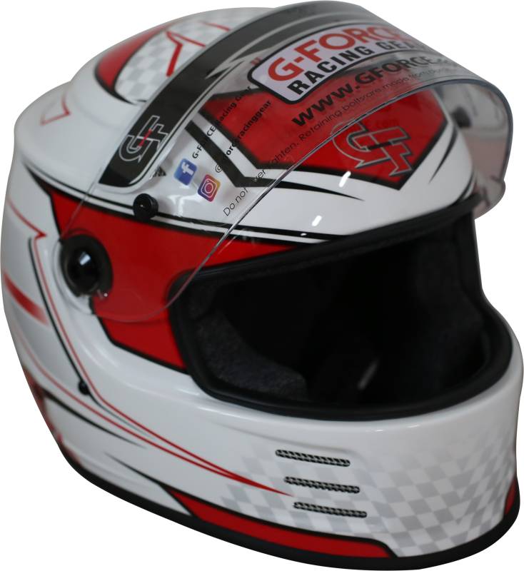 G-Force Rookie Graphic Helmet - Red Graphic