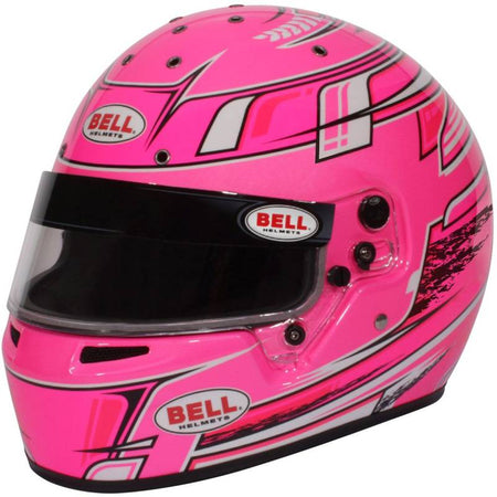 Bell KC7-CMR Champion Pink Karting Helmet - Pink Graphic