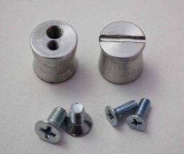 Bell Aluminum Tear-Off Post Kit - Polished