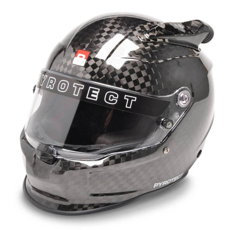 Pyrotect Pro Air Flow Vortex Duckbill Mid Forced Air Carbon Helmet