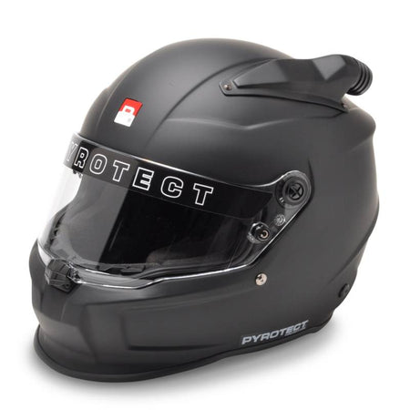 Pyrotect Pro Air Flow Vortex Duckbill Mid Forced Air Helmet - Flat Black
